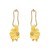  retro brief Leaf ear stud earring fashion personality ear stud collocation earrings