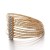 occidental style trend  bangle  Metal textured multilayer bangle  fashion all-Purpose diamond