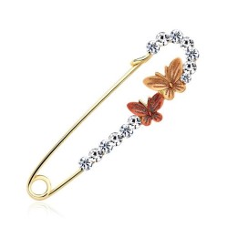 Korean style fashion sweet flower  bow brooch big  lady scarves buckle