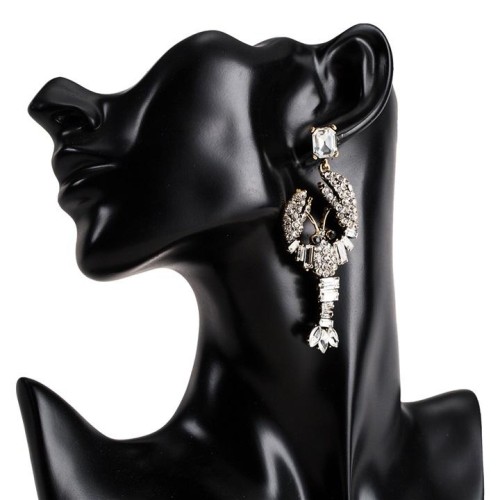 occidental style exaggerating Modeling Acrylic diamond earrings woman retro fashion personality Earring