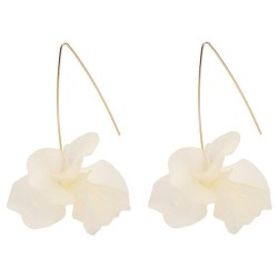  imitate flowers earrings  fashion creative petal earrings