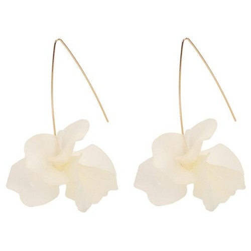  imitate flowers earrings  fashion creative petal earrings