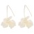  imitate flowers earrings  fashion creative petal earrings