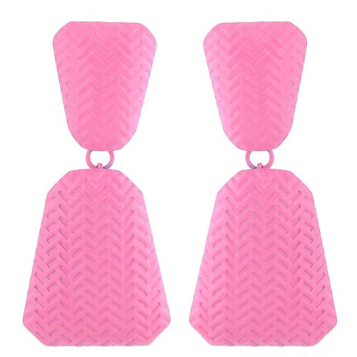 occidental style wind  Metal color geometry Modeling personality exaggerating ear stud