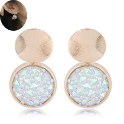 Korean style fashion sweetOL brilliant brief personality temperament ear stud