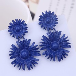 occidental style fashion  Metal concise flowers temperament exaggerating ear s..