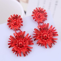 occidental style fashion  Metal concise flowers temperament exaggerating ear s..