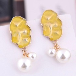 fine  Korean style fashion sweetOL color Pearl all-Purpose personality woman e..