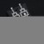claw chain earrings personality long tassel shine diamond Earring woman  occidental style fashion temperament ear