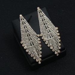 Korea Korean style fashion earrings woman small fresh super flash diamond full..