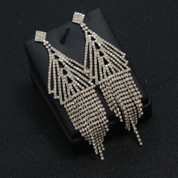 occidental style exaggerating personality Rhinestone temperament ear stud claw..