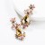 occidental style exaggerating drop multilayer Acrylic diamond flowers earrings woman retro temperament fashion f