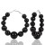 occidental style exaggerating Earring  fashion big circle imitate Pearl circle earrings woman hoo earrings