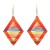 occidental style retro wind earrings handmade geometry earring fashion