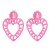 exaggerating earrings retro wind heart-shaped earring fashion Earring