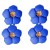 occidental style Earring  Korea fashion temperament ear stud romantic multicolor flowers earrings earring woman