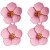 occidental style Earring  Korea fashion temperament ear stud romantic multicolor flowers earrings earring woman