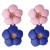 occidental style Earring  Korea fashion temperament ear stud romantic multicolor flowers earrings earring woman