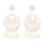  occidental style geometry crystal beads ethnic style ear stud personality