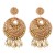  occidental style geometry crystal beads ethnic style ear stud personality