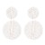  occidental style geometry crystal beads ethnic style ear stud personality