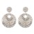  occidental style geometry crystal beads ethnic style ear stud personality