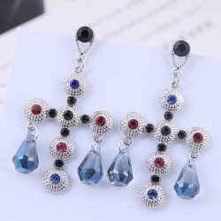 occidental style fashion  Metal trend Bohemia palace cross temperament exagger..