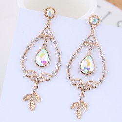 fine  Korean style fashion sweetOL hollow drop personality temperament ear stu..