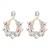 occidental style wind geometry square earrings fashion earring high-end