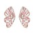  occidental style exaggerating butterfly wings diamond earrings personality creative color ear stud woman Earrin