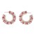  occidental style personality exaggerating sun flower ear stud hollow retro woman earrings