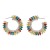  occidental style personality exaggerating sun flower ear stud hollow retro woman earrings