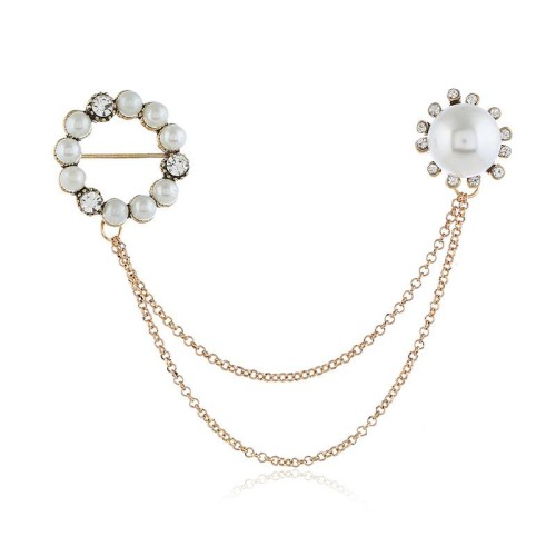 lady apparel crystal brooch lovely fine Alloy diamond flower