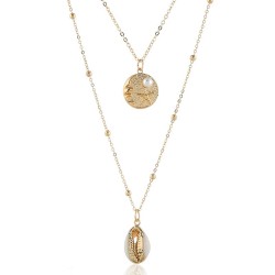 occidental style fashion  Metal concise accessories Double layer temperament w..