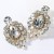 occidental style exaggerating fashion drop multilayer Alloy diamond glass diamond earrings woman trend super Ear