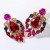 occidental style exaggerating fashion drop multilayer Alloy diamond glass diamond earrings woman trend super Ear