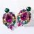 occidental style exaggerating fashion drop multilayer Alloy diamond glass diamond earrings woman trend super Ear