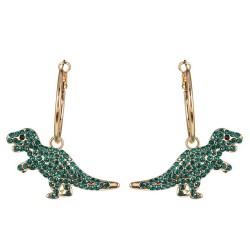  same style color earrings embed  zircon ear stud Earring