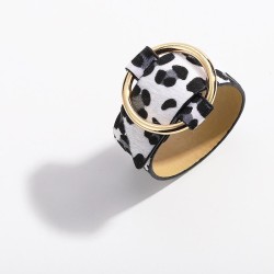 trend cortex bangle  snakeskin leopard velvet Imitation leather leather