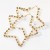 creative fashion Alloy diamond Rhinestone hollow Five-pointed star earrings woman occidental style exaggerating b