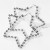 creative fashion Alloy diamond Rhinestone hollow Five-pointed star earrings woman occidental style exaggerating b