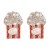  flower ear stud personality creative exaggerating earrings occidental style woman