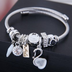occidental style fashion  Metal all-PurposeDL concise swan pendant more elemen..