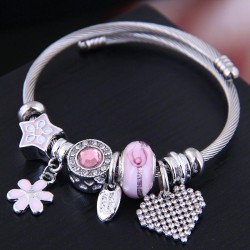 occidental style fashion  Metal all-PurposeDL concise flowers  bright love pen..