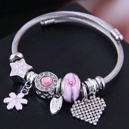occidental style fashion  Metal all-PurposeDL concise flowers  bright love pendant more elements accessories per