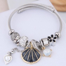 occidental style fashion  Metal all-PurposeDL concise Shells pendant more elements accessories personality bangle