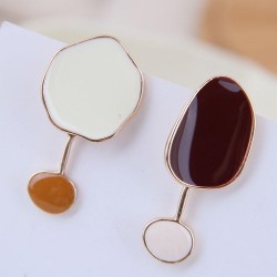 fine  Korean style fashion sweetOL  concise color personality asymmetry temper..