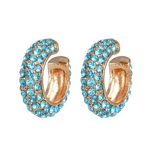all-Purpose ear stud  embed fully-jewelled fashion Ladies earrings  elegant Korean style zircon ear stud