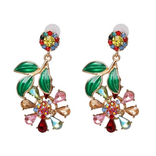 UR summer small fresh earrings crafts flowers earring