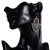 occidental style exaggerating Acrylic diamond eyes earrings woman personality Earring Bohemia ear stud